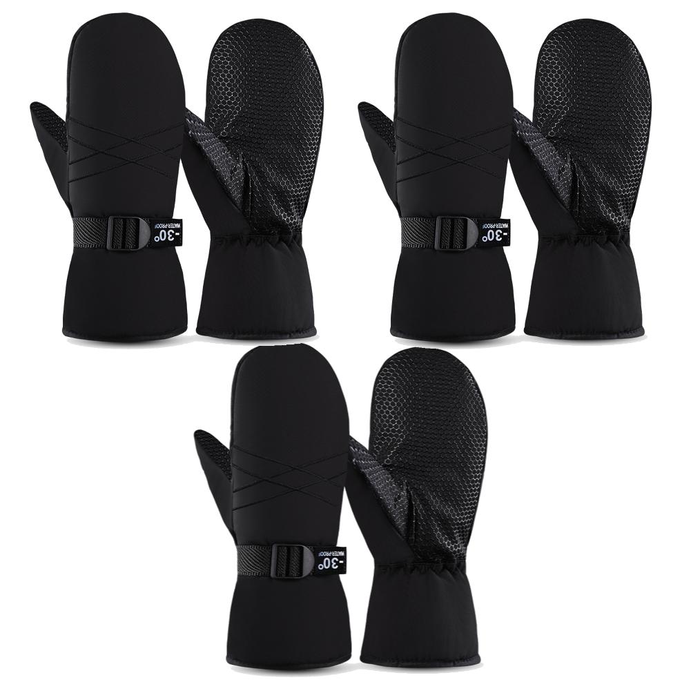 Ski Mittens Waterproof Winter Gloves Thermal Cycling Gloves Snowboard Gloves Cold Weather Gloves for Men and Women