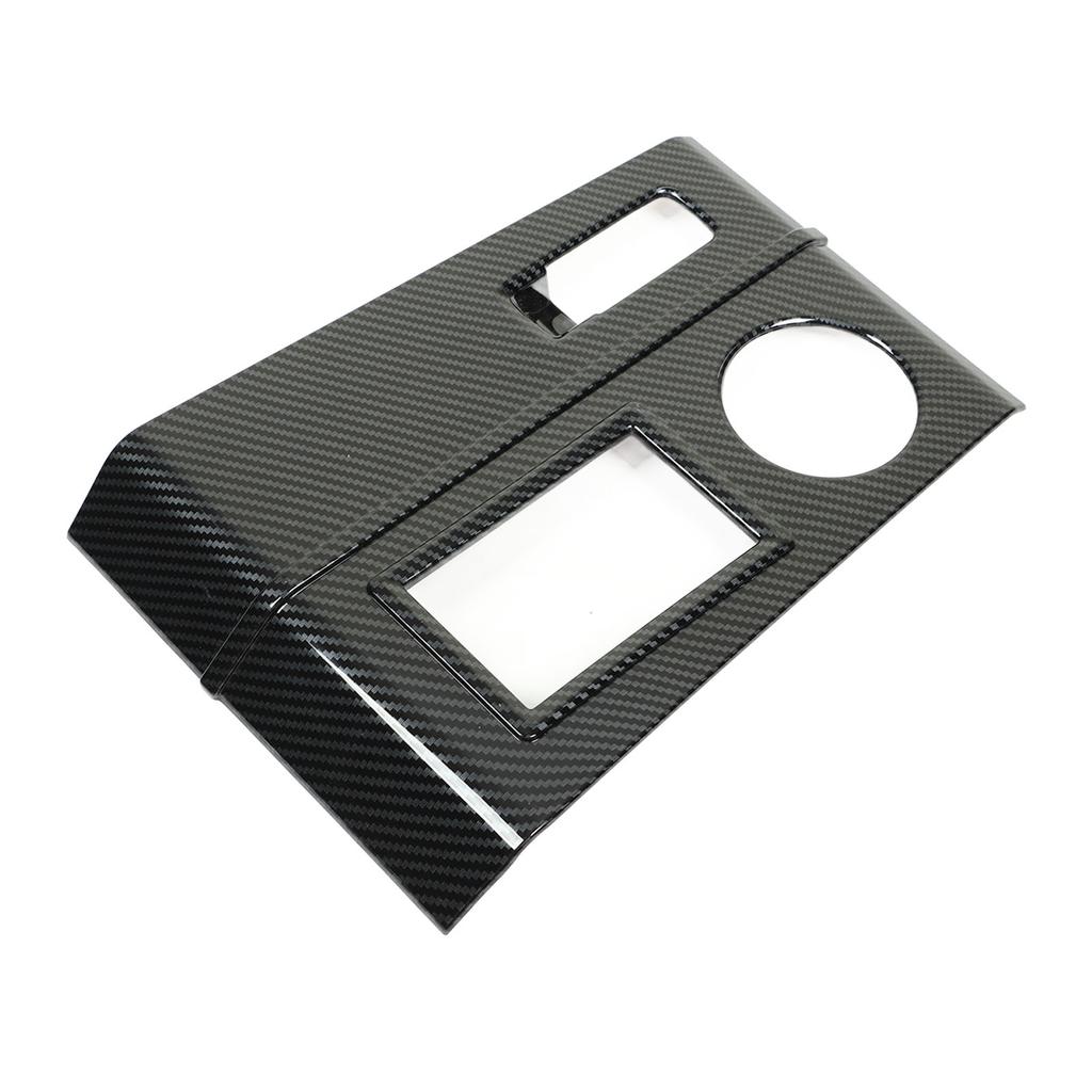 Gear Shift Box Panel Frame Cover Carbon Fiber Gear Shift Panel Cover Replacement for Mitsubishi