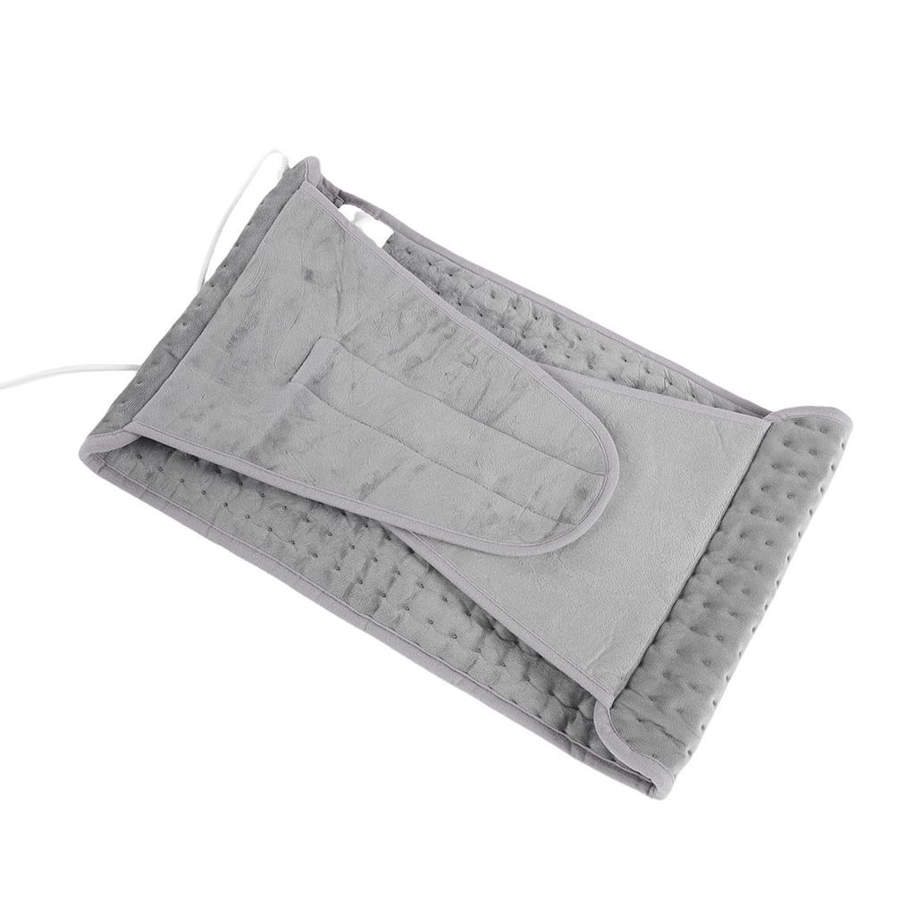 Heating Pad for Back Relief Period Care 10 Temperature Settings 4 Timer Heating Pad Belt with   Silver Gray 12x24 Inch