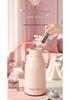 Insulated Water Bottle - Large Capacity Student Dorm Thermos Flask with Silver-Plated Glass Liner