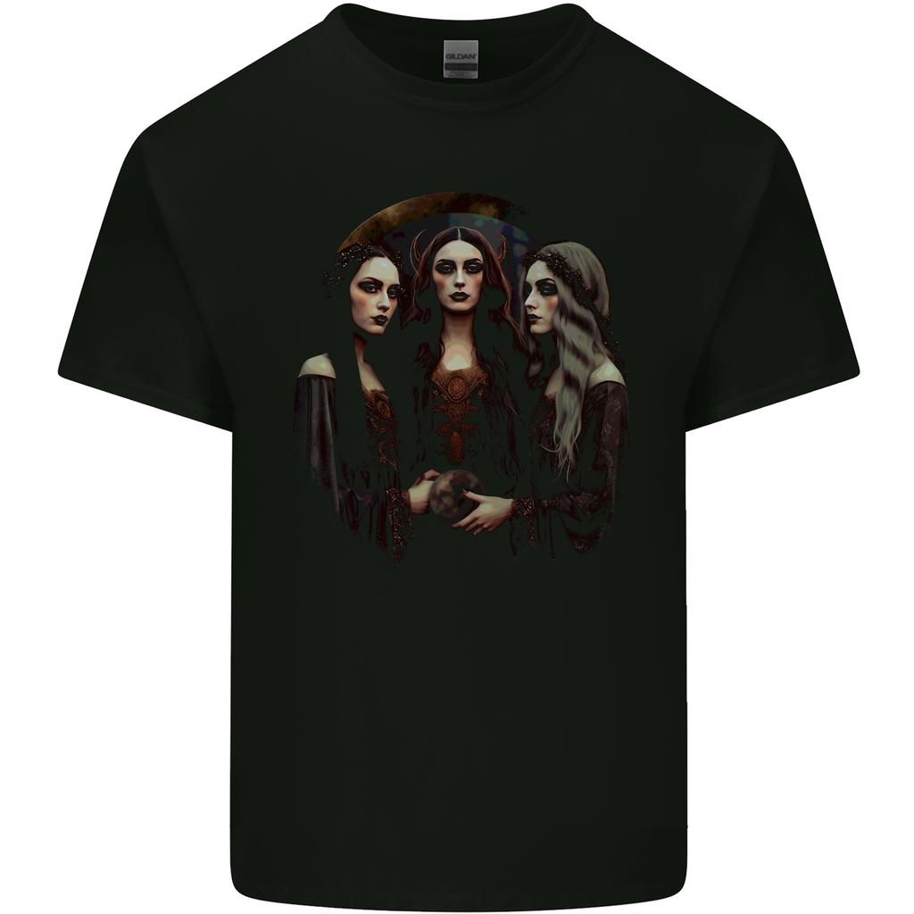 Three Witches Fantasy Witchcraft Sorcery Unisexs Light Cotton TShirt