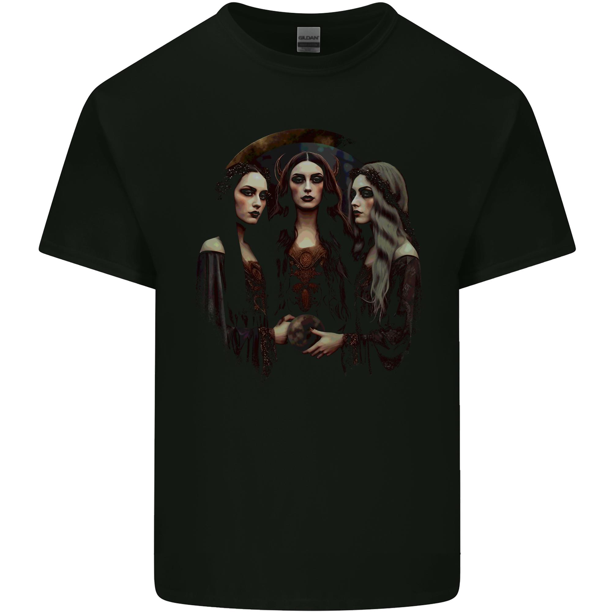 Three Witches Fantasy Witchcraft Sorcery Unisexs Light Cotton TShirt S