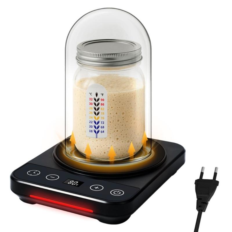 652F Регулятор многоступенчатого брожения для выпечки хлеба, Дахи, Прецизионное нагревательное устройство чёрный