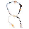 Mehrfarbige Patchwork-Stoffkette Halskette Schlüsselbeinkette Böhmischer Choker Dekoration