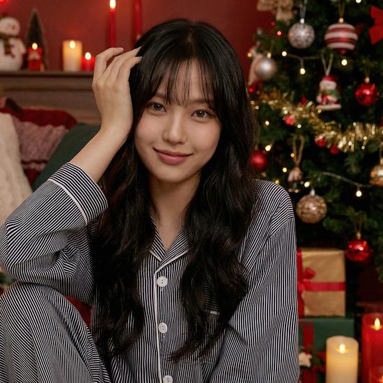 Silk Fit Long Sleeve Collar Couple Pajama Set Homewear