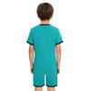 Mono Adaptativo para Niños con Necesidades Especiales Antidesgarro Trasero Cremallera Invisible Manga Corta Estampado de Letras Ribete de Contraste Mono para Niños Niñas