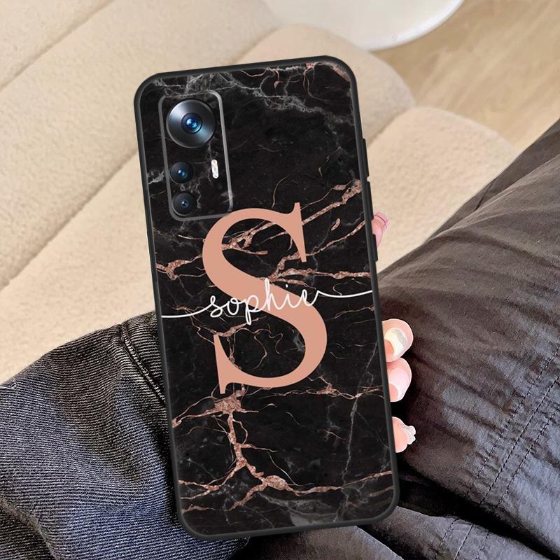PERSONALIZED ROSE GOLD ENDLESS MARBLE Case For Xiaomi 13 13T 12T 11T 12 Lite 14 Pro 12X POCO F5 Pro X5 X3 M5 X4 F3 F4 C65 Cover