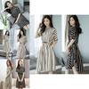 Elegant Women's Summer Dress Stylish European Design With Slim Fit Striped Pattern