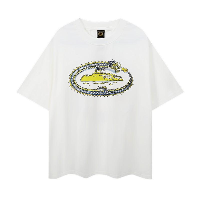 Corteiz Series Printed Short-sleeved T-shirt, Casual Loose Men's and Women's Summer Tops
