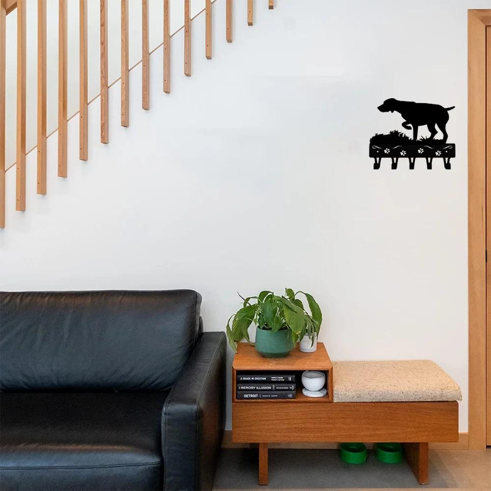 1 шт. Немецкая короткошерстная собака-пойнтер - 6 крючки для ключей и держатель — фото 3