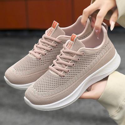 Shoes for Women's Shoes Versatile Summer Casual Single Shoes Hollow Breathable Running Shoes Soft Soles and Not Smelly Soles for Women