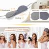 Soft Breathable Warm And Cool Dual Use Sleep Eye Mask Lightweight Warm And Cool Dual Use Eye Mask for Relieving Eye Fatigue Nap