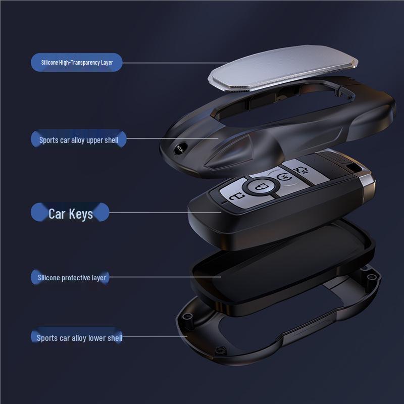 Ford Focus Mondeo Explorer Key Case for F-Series, Edge, Escape, Kuga
