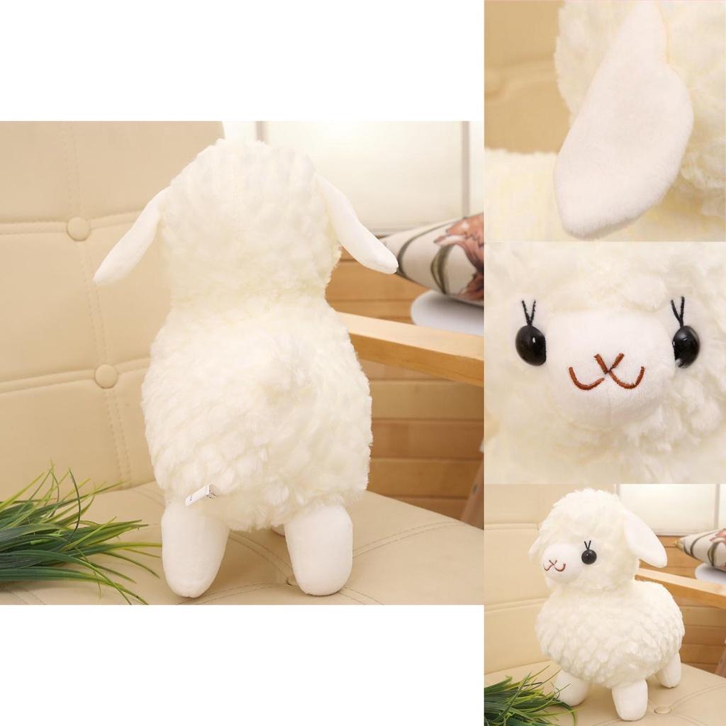 Cute Short Plush Sheep Doll Perfect Gift For Children's Birthday