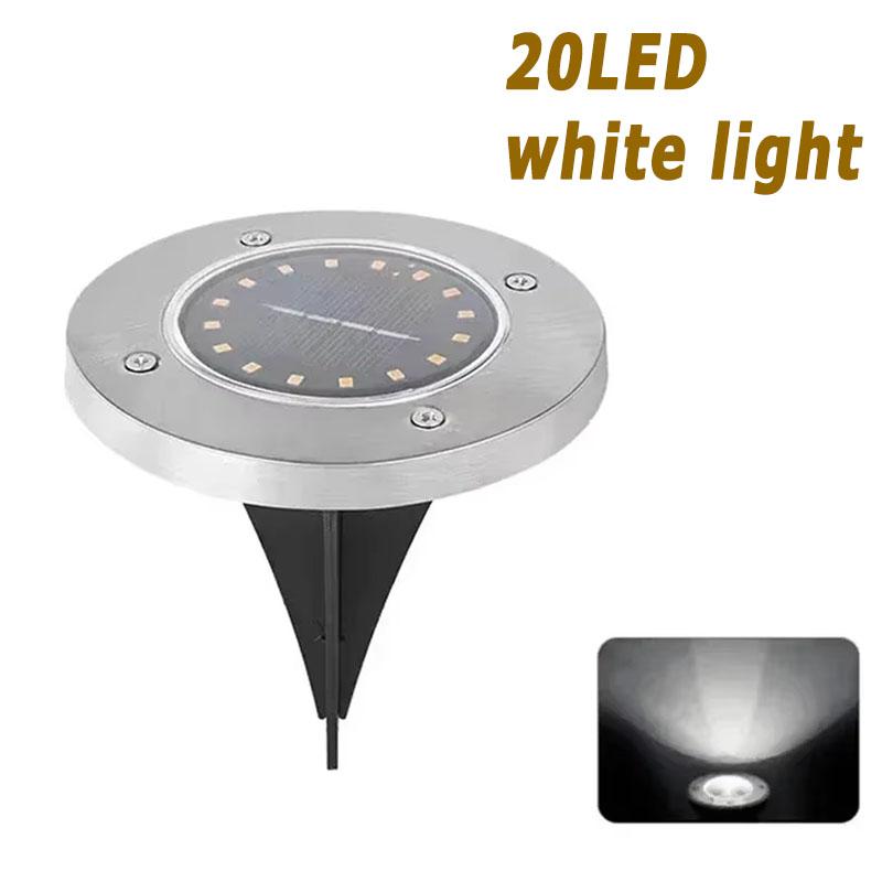 Outdoor Solar Ground Light Waterproof Garden In-ground Pathway Light Solar Landscape Light for Lawn Yard Deck Patio Walkway