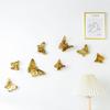 Creative Butterfly Statue Golden Butterfly Background Wall Decoration Three-dimensional Pendant Hanging Decorations