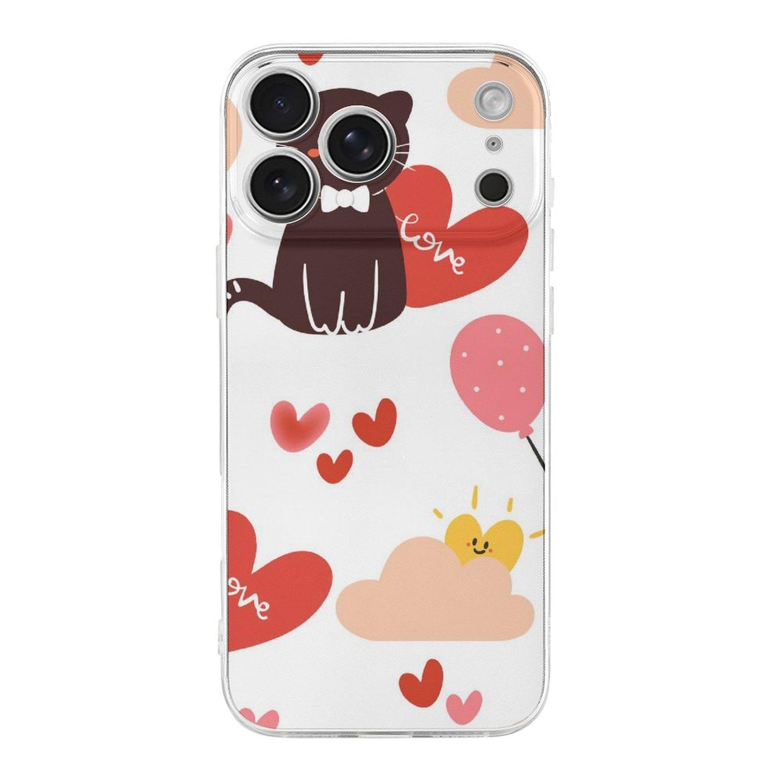 

1 Pack For Iphone 17/17Air/17Pro/17ProMax Transparent Tpu Protective Slim Case With Lightweight Grip Structure And Soft Shock Absorption IPHONE-17ProMax белый