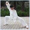 2024 Spring & Autumn Cotton-Silk Tai Chi Suit for Middle-aged & Elderly Men & Women - Practice & Performance Wear