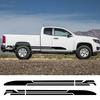 2PCS Racing Sports Style Stripe Car Body Side Sticker Rocket Graphics Decal Pickup Auto Modified Decoration Sticker Accessories