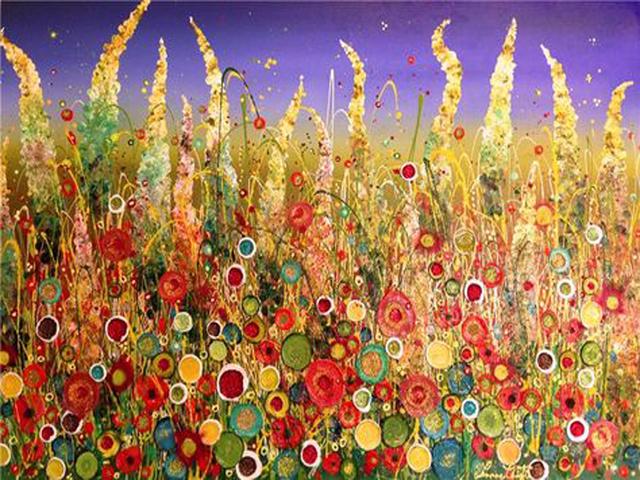 Gustav Klimt Flower Garden Diamond Painting 2022 New Collection Courtyard Landscape Diamond Embroidery Full Cross Stitch Q368