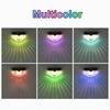 Solar Powered Outdoor Lights IP44 Waterproof Garden Decorative Solar Fence Lamp for Porch Yard Garden Fence Path