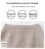 2025 Woolen High Waist A-Line Mid-Length Skirt for Women - Autumn/Winter Hip-Wrap Style