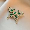 Bouquet Brooch, Luxurious Butterfly, High-end Bouquet, Women's Crystal, Full of Diamonds, Fashionable Coat Brooch