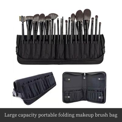 Standable Makeup Brush Pouch Portable Makeup Brush Storage Bag  Makeup Tools Carrier