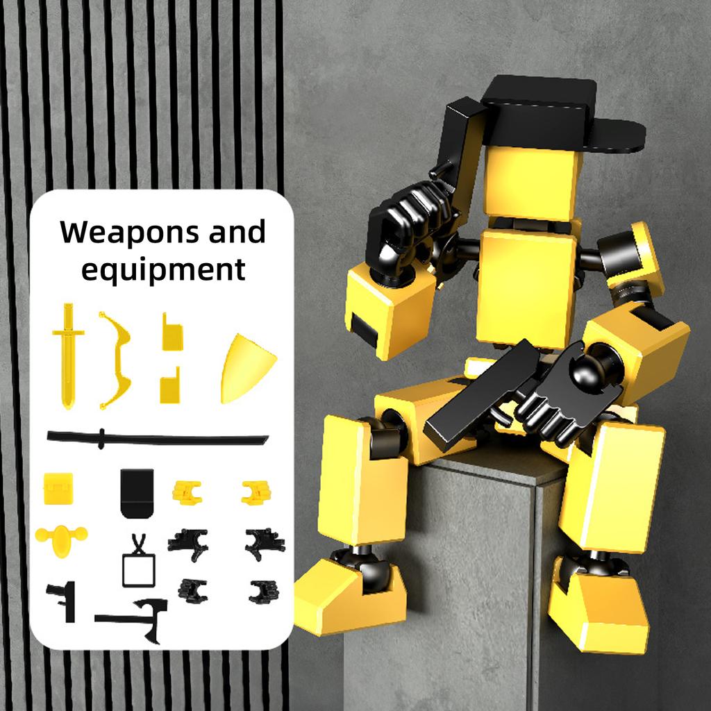 3D Printed Movable Dolls With Movable Joints, Diy Assembled Robot Toys
