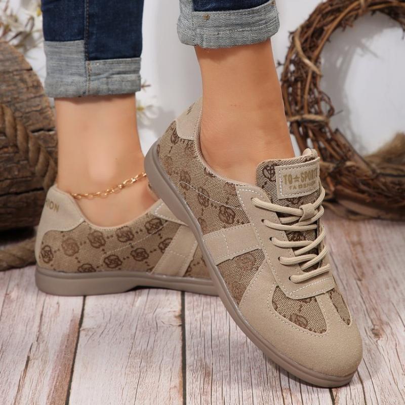 Classic Lace Up Spring and Autumn Women's Casual Sports Shoes Low-top Breathable and Wear-Resistant Sports Shoes 35-43