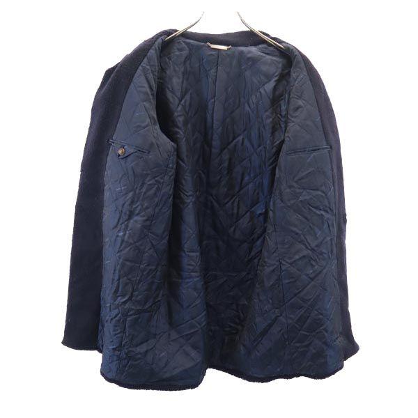 beautiful people Chester coat 36 Navy Quilted backing Women Used