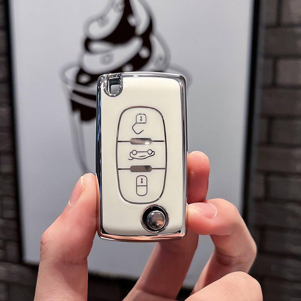 Car Remote Key Shell Case Cover Holder Fob 2 3 Button for Peugeot 308 207 307 3008 5008 Fob for Citroen C2 C3 C4 C8 Accessories