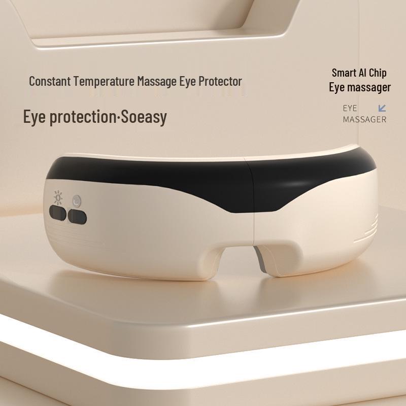 Rechargeable Eye Massager with Heat & Smart Massage for Eye Fatigue Relief