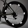 72Pcs Bike Reflective Stickers Reflective Decals Self-Adhesive Waterproof Reflective Tape Night Safety Sticker Reflector