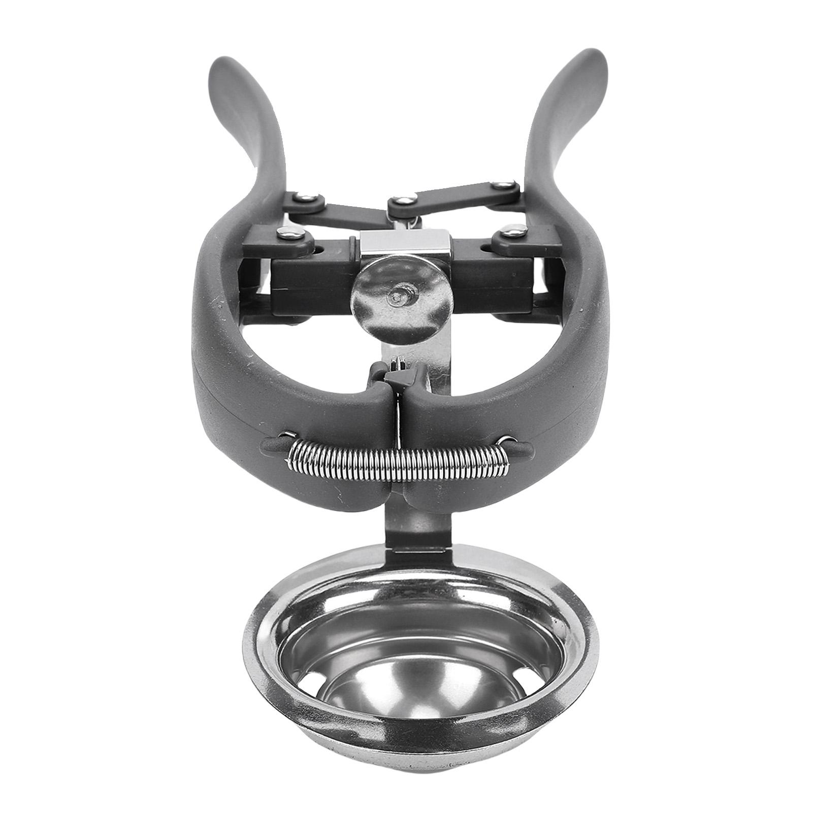 

Egg Cracker Opener Separator Stainless Steel Handheld Easy Egg Cutter Kitchen Tool