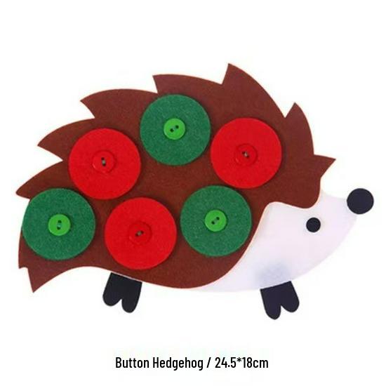 

Educational Button & Zipper Puzzle Kit for Kindergarten - DIY Fasteners & Buckles Activity Set