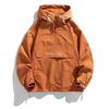 Unisex Multi-Pocket Hooded Jacket: Spring & Fall Mountain Style, Functional Outdoor Mountaineering, Trendy American Brand.