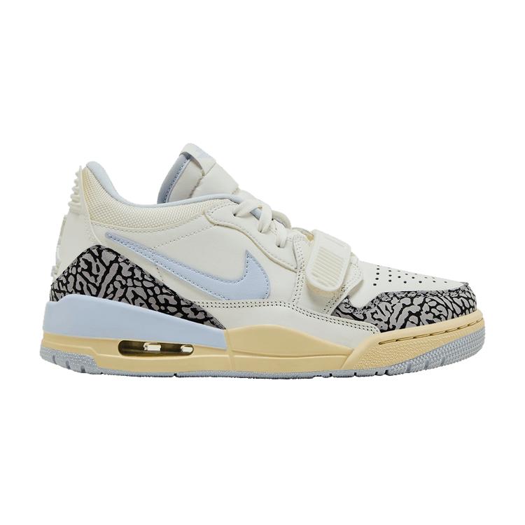 Jordan Legacy 312 Low Sail Cement Grey Black Football Grey (Women s) 36.5