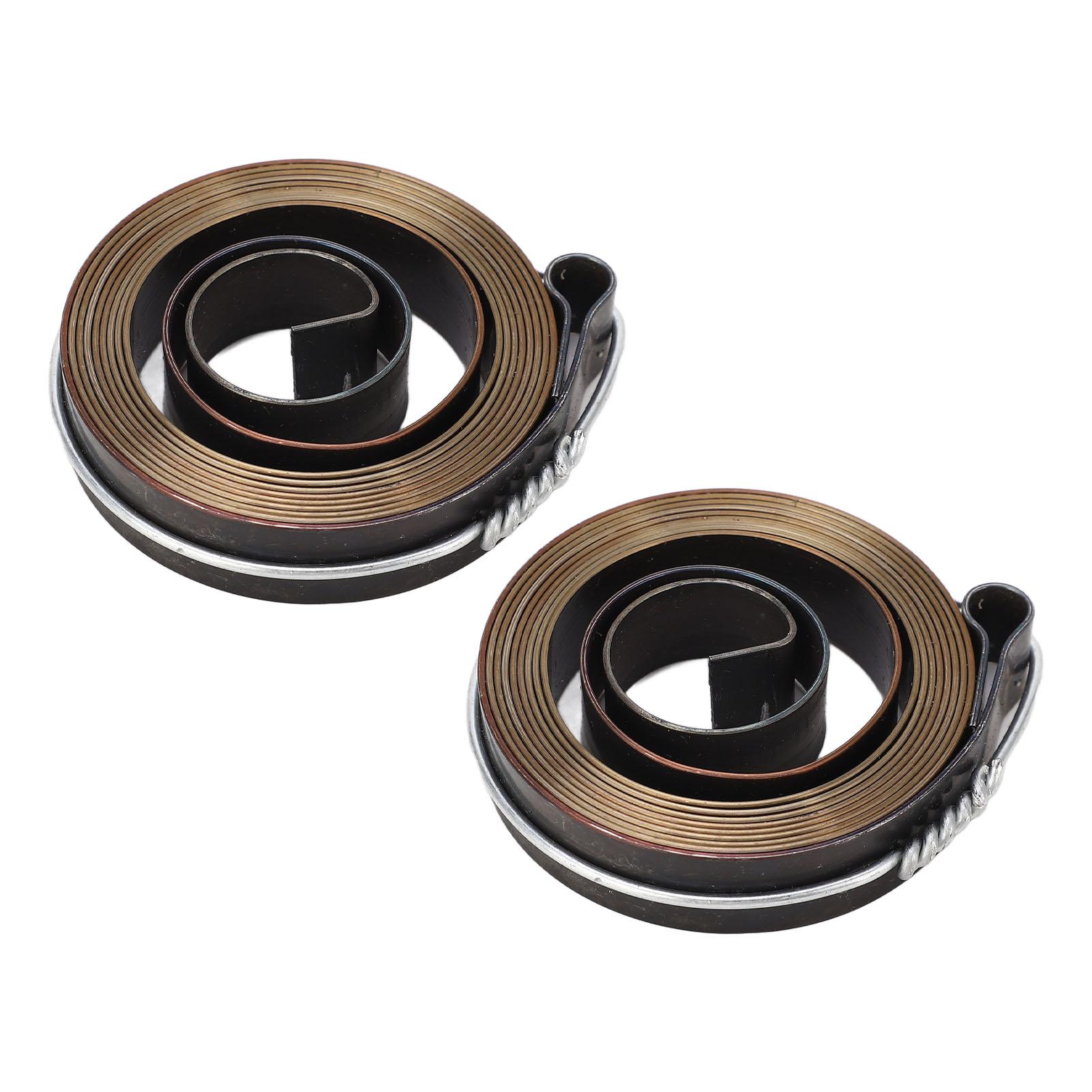 

2 Pcs Drill Press Spring Chromed Steel Universal Quill Feed Return Coil Spring for Drilling Milling Machine