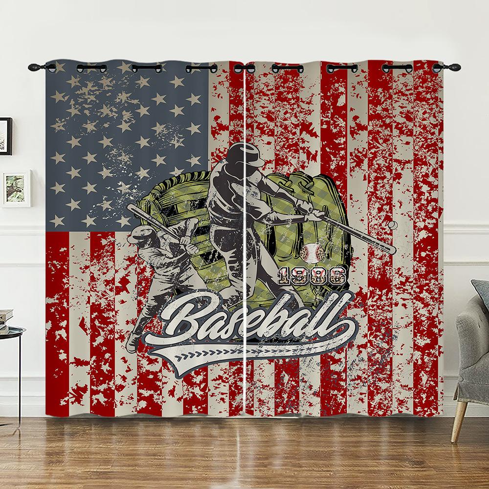 Curtains Skull Rose Magic Curtains Bedroom Living Room Blackout Curtain Perforated