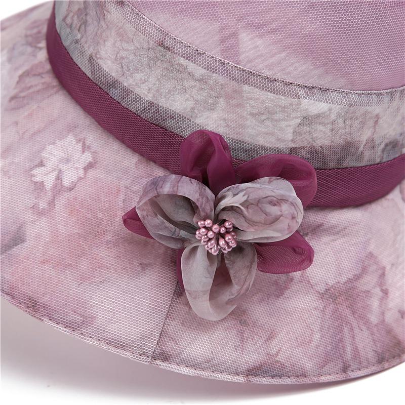 Summer big-brimmed sun hat women's sun hat spring and summer thin sunscreen basin hat
