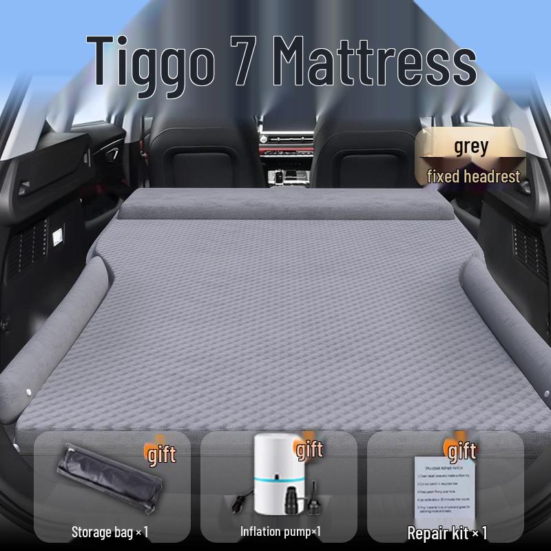 Chery Tiggo 7 Aufblasbare Auto-Matratze - Schlafmatte für Rücksitz/Kofferraum für 25 Autos.