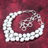 White Coral Handmade Gemstone Necklace, 925 Solid Sterling Silver Necklace Antique Jewelry, For Thanksgiving
