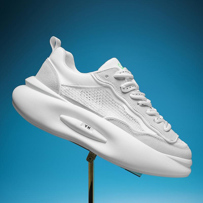 2024 Spring and Autumn Men's Breathable Thin Mesh Running Shoes Fashion Versatile Luxury Casual Shoes Men's Vulcanize Shoes