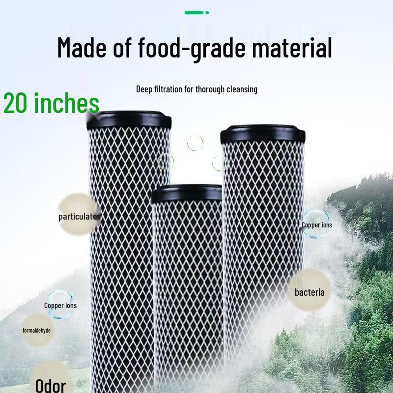 Carbon Fiber Water Purifier Filters: 10, 20, 30-inch High-Efficiency Precision Filtration Cartridges