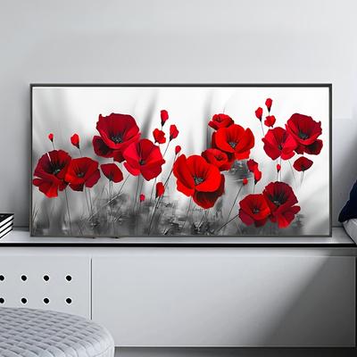 Abstract Painting Art Colorful Bloom Flower Poster Canvas Painting For Living Room Wall Art Decorative Pictures Home Decor