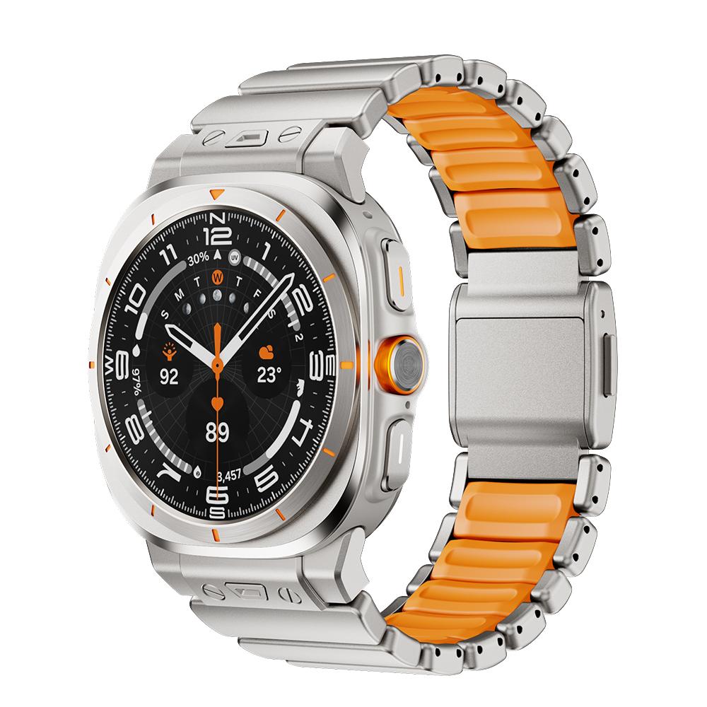 Titanium Band for Samsung Galaxy Watch Ultra 2025 Luxury Watch Strap for Samsung Galaxy Watch Ultra 47mm 2024 Magnetic Bracelet
