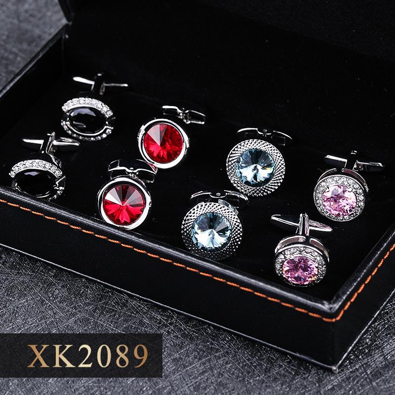 

Gift Box 4 Pairs Of French Cufflinks Sleeve Nails, Men S Suit Shirt Shirt Cuff Nails, Light Luxury Business Copper