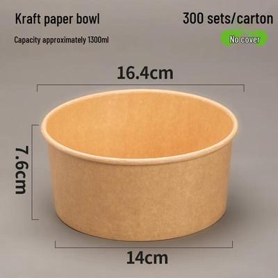 Einweg Kraftpapier Lebensmittelbehälter Schüsseln