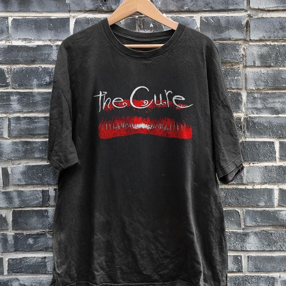 The Cure Kiss Me Kiss Me Basic Style Unisex T-Shirt Size S-5XL XXXL
